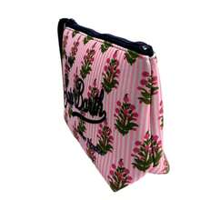 VOESETO 1pc Travel Makeup Bag, Portable Handheld Striped Print Toiletry Organizer, S-Saint B-Barth Pattern Cosmetic Bag, Travel Wash Organizer, Party Gift Zipper Pouch, Lightweight Makeup Bag, Unisex Travel Gift - transparent color - View 4