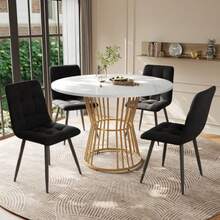 Dining Table & Chair Sets - White - View 4