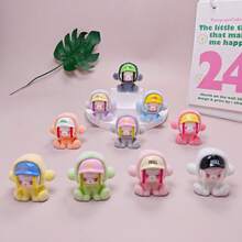 New Cartoon Flocked SP Girl DIY Jewelry Accessories Car Decor Keychain Pendant Ornament, Wholesale Cute Trinkets - Multicolor - View 6