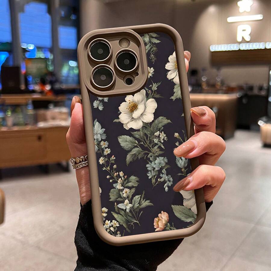 Basic Phone Cases - 冷たいコーヒー色 - チェックする 1