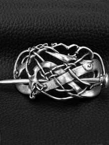 Women Celtic Hair Slide Hairpins Viking Celtic Hair Clips Celtic Knot Hair Stick Metal Hair Barrette Hair Pin Retro Hair Accessories, Bun Extension, Hair Styling Pins - Multicolor - View 12