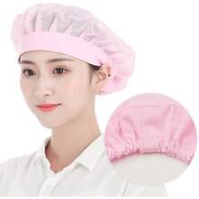 1pc Kitchen Cooking Chef Mesh Cap, 360 Degree Air Circulation Work Caps, Dust-Proof And Comfortable Chef Hat, Mesh Dust-Proof Hat, Suitable For Catering, Baking, And Workshop Use - Multicolor - View 12