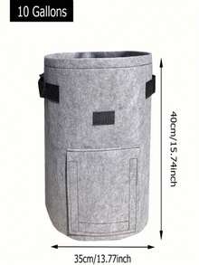 4 أكياس لزراعة البطاطس مع غطاء قابل للقلب، سعة تقريبية 25 لتر و 35.7 لتر، مع مقابض ونوافذ للحصاد، مناسبة لزراعة البطاطس والطماطم والخضروات الأخرى. باللون الأسود والرمادي، مناسبة لزراعة البطاطس، الزراعة الداخلية، بتصميم عصري قابل للطي، من قماش غير منسوج قابل للتنفس، أصص زراعة الخضروات سهلة الحركة، مع مقابض مقواة وأغطية قابلة للقلب للحصاد. - متعدد الألوان - مشاهدة 4