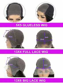 30 Inch 250% Density Water Wave Lace Front Wigs Human Hair 13x6 HD Gluelees Wig Human Hair 100% Brazilian Virgin Human Hair Deep Curly Lace Front Wigs Transparent HD Lace Frontal Wigs Deep Wave Real Human Hair Wigs Pre Plucked Bleached Knots With Baby Hair Natural Color - Natural Black - 查看 11