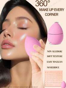 46 Pieces Mega Stock-Up Makeup Sponge Set | Professional Blending Sponges For Foundation, Powder & Toner - Ultra-Soft, Full-Coverage Face Makeup Tools (Bulk Wholesale)