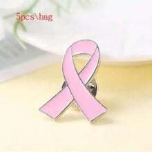 10 件乳腺癌宣传丝带别针徽章 - 银背合金胸针，适用于健康慈善活动、筹款、宣传活动和个人支持 - 展示您的团结和同情心，可作为衣服配饰别针、包包饰品、学校办公室配饰、衬衫夹克珠宝、圣诞节万圣节衣服别针、有趣可爱的教师礼物 - 胸針 - 查看 33