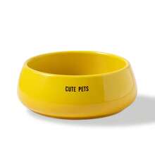 宠物陶瓷碗，封闭式碗口，防黑化，狗碗，家用水碗，防溅易清洗，大号猫咪零食碗，宠物碗