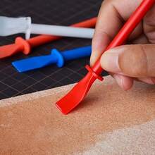 1/3/5/13pcs Glue Applicator, Polypropylene Glue Spreader, Handmade DIY Art Leather Craft Tool Scraper - Multicolor - View 7