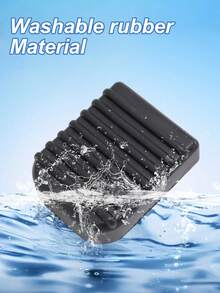 Universelle Motorrad Seitenständer Platte - Gummi rutschfeste Fußrast Verlängerung, breitere Basis für bessere Stabilität, schützt den Boden vor Kratzer, langanhaltend Upgrade-Zubehör für alle Motorräder und Elektrofahrräder, Gummi Seitenständer Stützplatte - Einheitsgröße - Übersicht 6