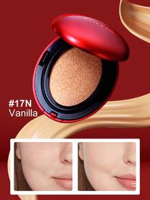 TIRTIR Red Cushion Foundation, Lightweight Coverage, Long-Lasting Satin Finish, 18g - 17N Vanilla Rice - View 2