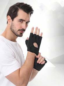 1 par de guantes de fitness de media dedos, guantes de entrenamiento para mujeres, guantes de ciclismo no transpirables, guantes de levantamiento de pesas con agarre de hierro y protección de la palma, guantes de entrenamiento de ciclismo, equipo de fitness, diseño deportivo, guantes de alto rendimiento, costuras reforzadas, material transpirable, accesorios de gimnasio, adecuados para entusiastas del fitness