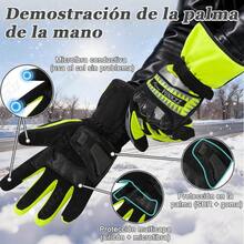 Guantes Cálidos De Inerno para MotociclImpermeable Reente al ento - Amarillofluorescente - Ver 4