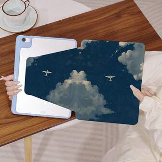 360° Rotatable IPad Protective Case, Y-Shaped Folding Stand, High-Definition UV Printing, Suitable For IPad 11 2025, IPad Air 11/13 2025 M3, IPad Air (M2) 11/13 Inch, IPad Air 4/5/6 10.9inch, IPad Pro 11 Inch, IPad Pro 12.9 Inch, IPad 10.2 Inch, IPad 9th/10th Generation And Various Models, Elegant Design, Great For Office, Home, And Travel, An Excellent Birthday Or Christmas Gift Choice For Kids