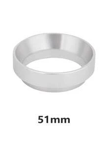 51/53/58毫米意式浓缩咖啡粉定量环，铝制咖啡粉定量环漏斗，带磁性替换零件，咖啡配件