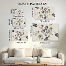 Raise A Glass In Celebration, Cocktail Party, Retro Line Art Style Canvas Wall Art, 1Pc 2D Flat Printing, For Living Room Bedroom Bathroom Office Hotel Wall Decor Framed Wall Poster Art Prints - 彩色 - 查看 6