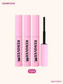 1/3/5pcs Eyelash Remover Liquid (For Cluster False Eyelashes) - Gentle Adhesive Solvent, DIY Eyelash Extension Glue Remover, Soothing Eye Cleansing Liquid (For False Lashes), Easy-To-Use Eyelash Glue Remover For Home - Multicolor - View 9