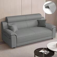 20x54英寸人造革修补片，自粘皮革墙纸，人造革胶带，适用于沙发、家具、汽车座椅内饰修复，防水防油，卧室/客厅墙面装饰 - 50x137cm-20x54inch - 查看 14