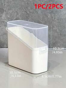 1/2 hộp nhựa đựng đồ kèm nắp chai và phô mai - Thích hợp để bảo quản thực phẩm tươi trong tủ lạnh, hộp đa năng dùng trong văn phòng, đựng túi cà phê/trà, phụ kiện nhà bếp và đồ dùng gia đình. - Nhiều màu - Xem 3