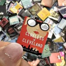 Mini Book Pocket Anxiety Bookshelf Book Shelf Bookcase - Multicolor - Random - View 7