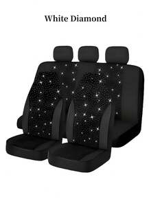 Sparkling Design Car Seat Covers: Airbag- Full/Partial Sets For Cars & Trucks (7PCS/2PCS) - Style a - View 12