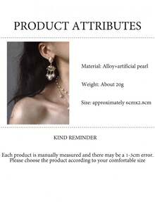 1 对独特时尚夸张恶魔眼珍珠流苏吊坠耳环，适合女士日常佩戴、婚礼、约会、度假、万圣节派对、圣诞节、新年、情人节、母亲节礼物、妈妈、母亲、母亲节、礼物 - 金黃色-耳環 - 查看 9