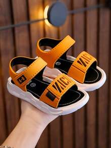 1 Pair Summer PVC Soft Bottom Non-Slip Children/Toddler Sandals