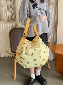 Disney 时尚旅行包，大容量手提包，时尚行李包，购物袋，收纳包，男女通用健身包 - 彩色 - 查看 16