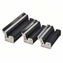 1pc Manual Stainless Steel Cigarette Roller, 70-110mm Cigarette Maker, Handheld Tobacco Rolling Tool, No Power Needed, Hand Cigarette Roller, Cigarette Rolling Accessory - Multicolor - View 3