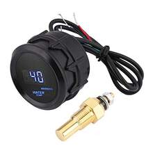 EstiloTendenciaMedidor De Temperatura Digital, Sensor De Temperatura Para Coche, 40-150 ℃ , DiseñO Compacto De 5 Cm, Pantalla LED Azul De 52 Mm, Para AutomóViles, Hogar, Oficina, CocinaCalidad PremiumVersióN Mejorada - 1 - Ver 2