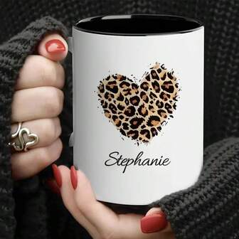 1 pieza Tazas de café personalizadas Tazas de cerámica personalizadas con su texto, Tazas de café personalizadas Sr. y Sra., Tazas para esposo y esposa, Conjunto de novia y novio, Regalo para nueva esposa Tazas publicitarias personalizadas para cafeterías de 11 onzas