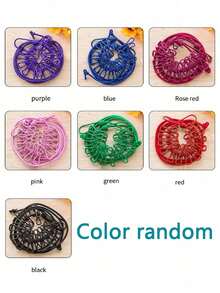 Portable Windproof Clothesline With Clips, Adjustable Clips - Durable And Suitable For Balcony And Outdoor Drying - Multicolor - View 11