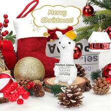 这款趣味十足的羊驼圣诞袜礼篮，是送给青少年、男孩、女孩和成人的绝佳生日礼物。它是一款充满创意和活力的手工钩织作品，可以为同事和朋友带来欢乐和鼓励。这款精美的小礼物非常适合送给朋友、父母、同事、姐妹、孩子、学生等等。用这份精致的小礼物传递正能量和灵感吧！ - 彩色 - 查看 6