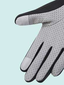 Unisex Anti-Slip Full Finger Protective Gloves, Breathable Sports Fishing Gloves, Lightweight UV Protection Cycling Gloves, Suitable For Fishing, Hiking, Cycling, Driving, Boating And Other Outdoor Activities, Cycling Accessories - Multicolor - View 3