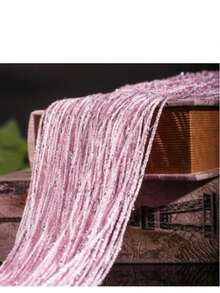 Korean Style Silver Wire Curtain, Wedding Ceremony Decoration, Tassel Partition Curtain For Home, Living Room, Entryway