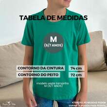 Girls' Short-Sleeve T-Shirt, 100% Cotton - 綠G - 查看 6