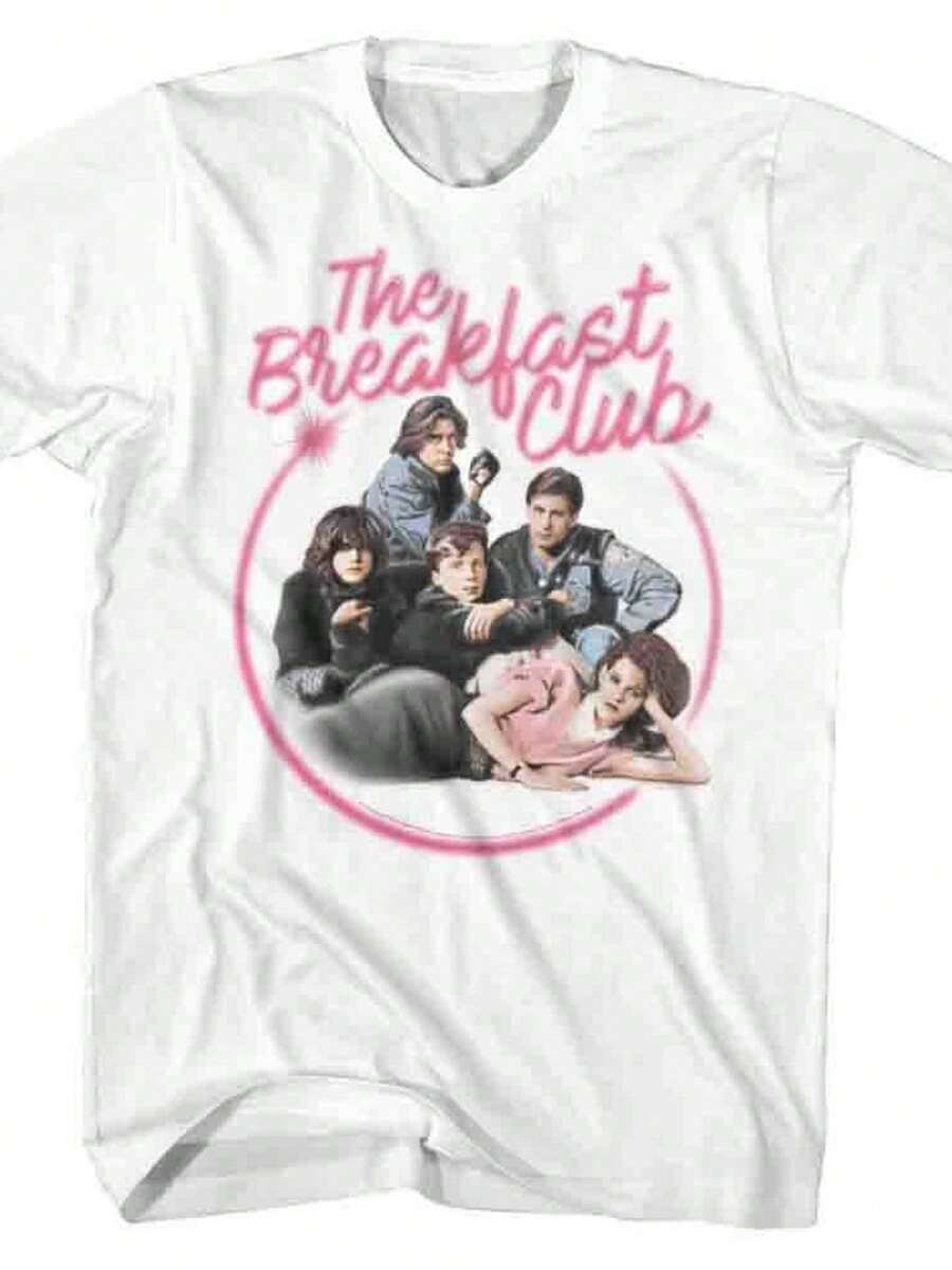 Breakfast Club Airbrush White Adult T-Shirt - trắng - Xem 1