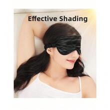 1pcs Sleep Masks Soft Silky Satin Eye Mask Cover For Sleeping With Elastic Strap Effective Shading Blindfold For Women - Multicolor - View 3