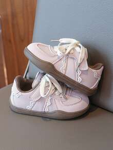 Giày thể thao thường ngày cho bé gái, giày trẻ em mùa xuân/thu 2025 mới, giày thể thao đế mềm cho trẻ nhỏ. - Hồng - Xem 5