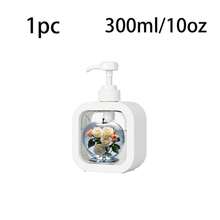 1pc 10oz/16oz Plastic Liquid Container, Bathroom & Kitchen Soap Dispenser Pump, Reusable Lotion Dispenser Bottle, Suitable For Hand Soap, Body Wash, Dish Soap, Face Wash, Shampoo, Conditioner, Mouthwash, Multi-Purpose Soap Dispenser For Bathroom And Kitchen - Transparent - View 6