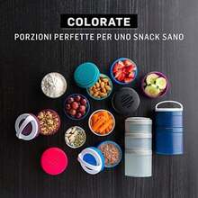 BlenderBottle Tarros de almacenamiento, , , 1(Completamente negro Paquete de 2) - Multicolor - Ver 7