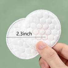 优质棉片 – 100% 纯棉 – 柔软、吸水性强、低致敏性，适用于卸妆、护肤、洁面 – 无绒毛