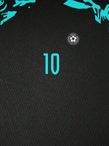 Custom 2025 Sports Jersey, Men's V-Neck Football/Soccer Team Club Training Top, Front & Back Personalized Name, Number, Logo, Comfortable Fit For Casual, Party, Daily Wear - Multicolor - View 4