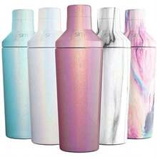 - Juego de coctelera de cóctel con tapa Jigger | Mezclador Martini aislado de acero inoxidable para colas | Regalos para hombres, mujeres, él, ella, colección clásica, 20 onzas, cuarzo(20 oz Brillante: cuarzo rosa (pintura brillante)) - Multicolor - Ver 1