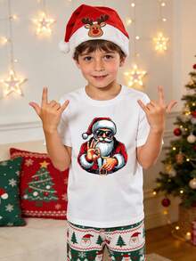 Tween Boys Undershirt Tops - White - View 1