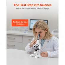 Microscope For Kids Adults, 40X-2000X Professional Compound Microscope Mobile Phone Adapter With LED Light, For Laboratory, School, Home, Education - 查看 8