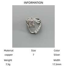 VKHK 3pcs/Set Elegant Sparkling Zirconia Decorated Ring Set Suitable For Women Wedding Wear Gift - Ring Set - View 9