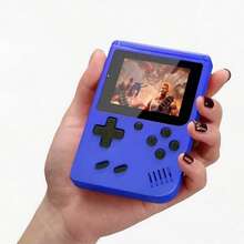 Macaron Mini 400-In-1 Handheld Game Console, Large Screen Retro Classic Games, 1020mAh Rechargeable Battery, Plug And Play, Portable Retro Game Player, 1 Unit (1 Player/2 Players) - Multicolor - View 8