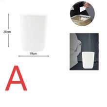 19*28cm Foot Pedal Trash Can - 5 Colors Available, Odor-Proof Garbage Bin For Bathroom, Kitchen, Bedroom, Balcony, Home Use With Lid - Multicolor - View 7