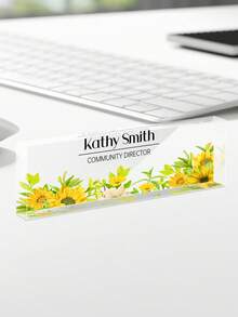 1 Tấm bảng tên để bàn bằng acrylic tùy chỉnh, 24 kiểu - Trang trí văn phòng cá nhân hóa, món quà lý tưởng cho sếp, giáo viên, luật sư, bác sĩ và đồng nghiệp - Hoàn hảo cho lễ tân gia, Giáng sinh, Lễ Tạ ơn, quà tặng cá nhân hóa, quà tặng ngày lễ - Nhiều màu - Xem 14