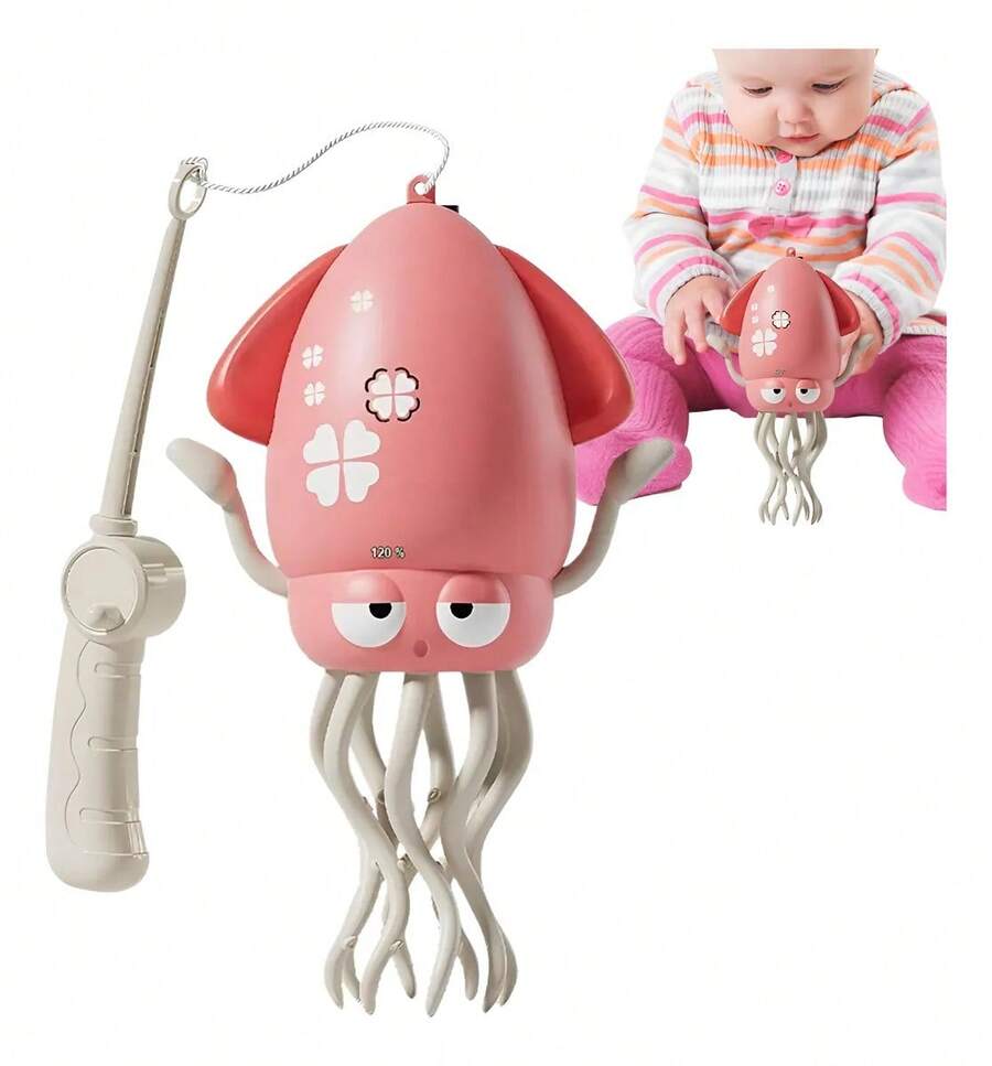 Pulpo Eléctrico Bailarín De Juguete, Juguete Sensorial - Rosa - Ver 1